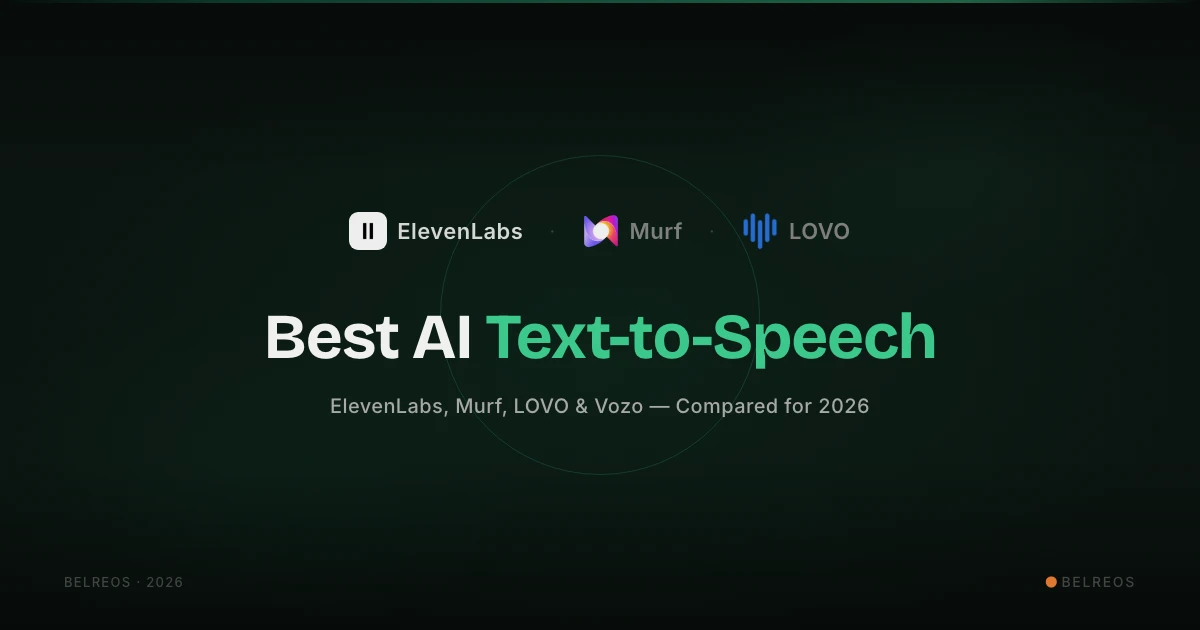 Best AI Text-to-Speech 2026: ElevenLabs, Murf & LOVO