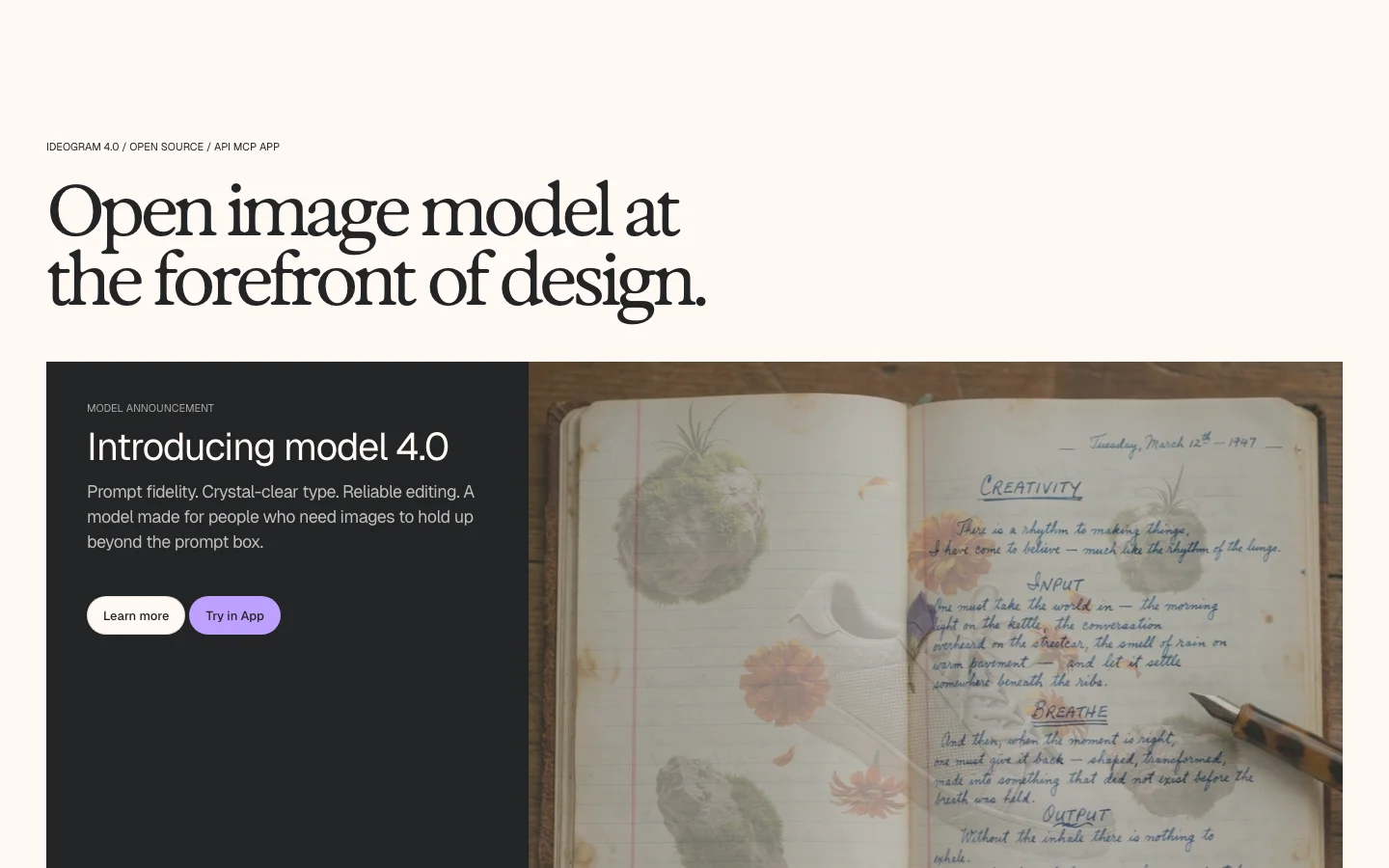 Ideogram Interface Overview