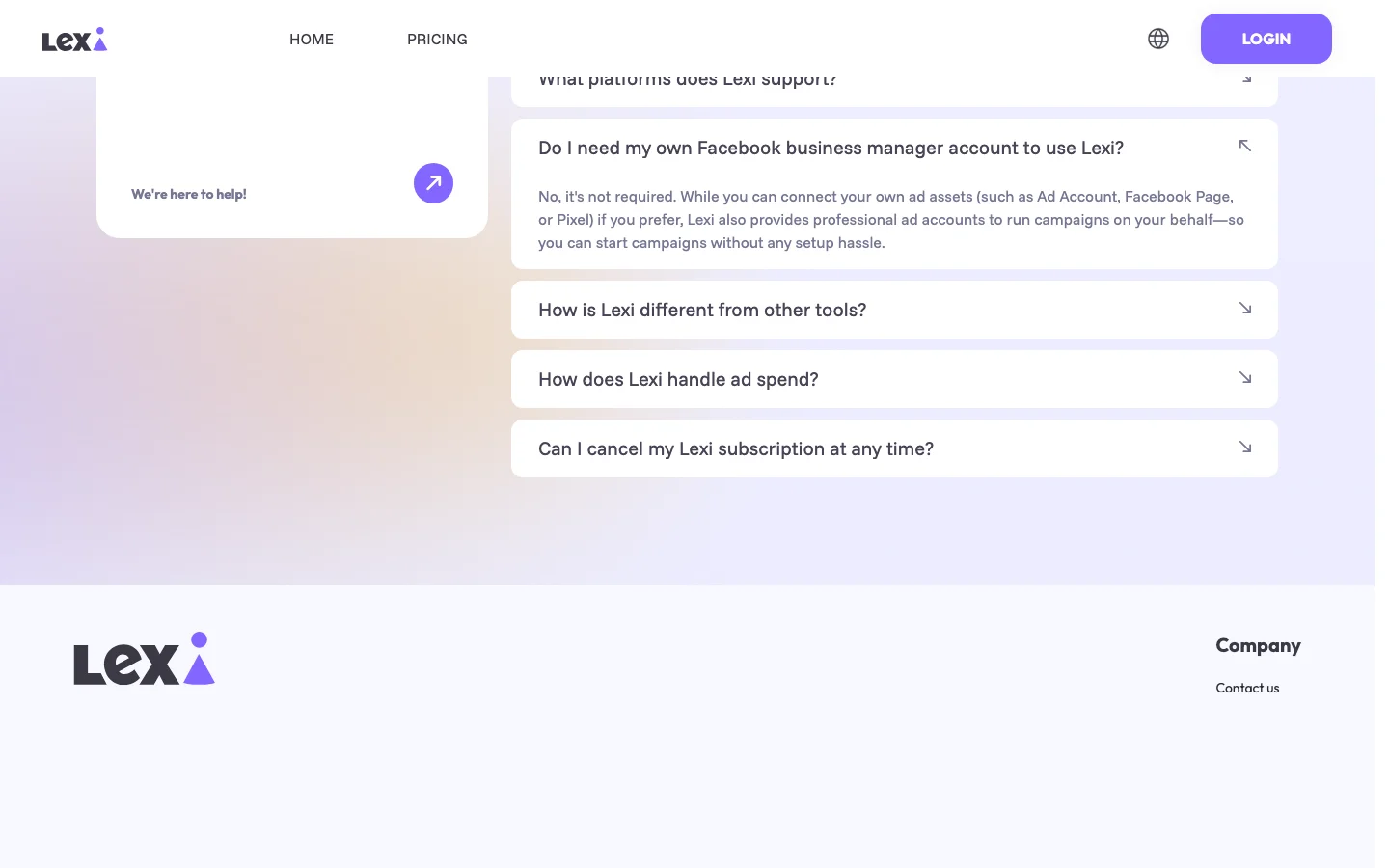 Lexi AI pricing plans